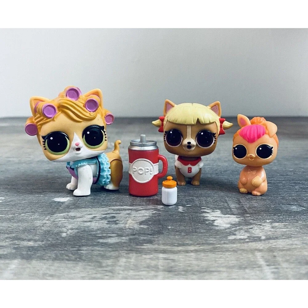 3 L.O.L Surprise LOL Jitter Critter Dolls Pets